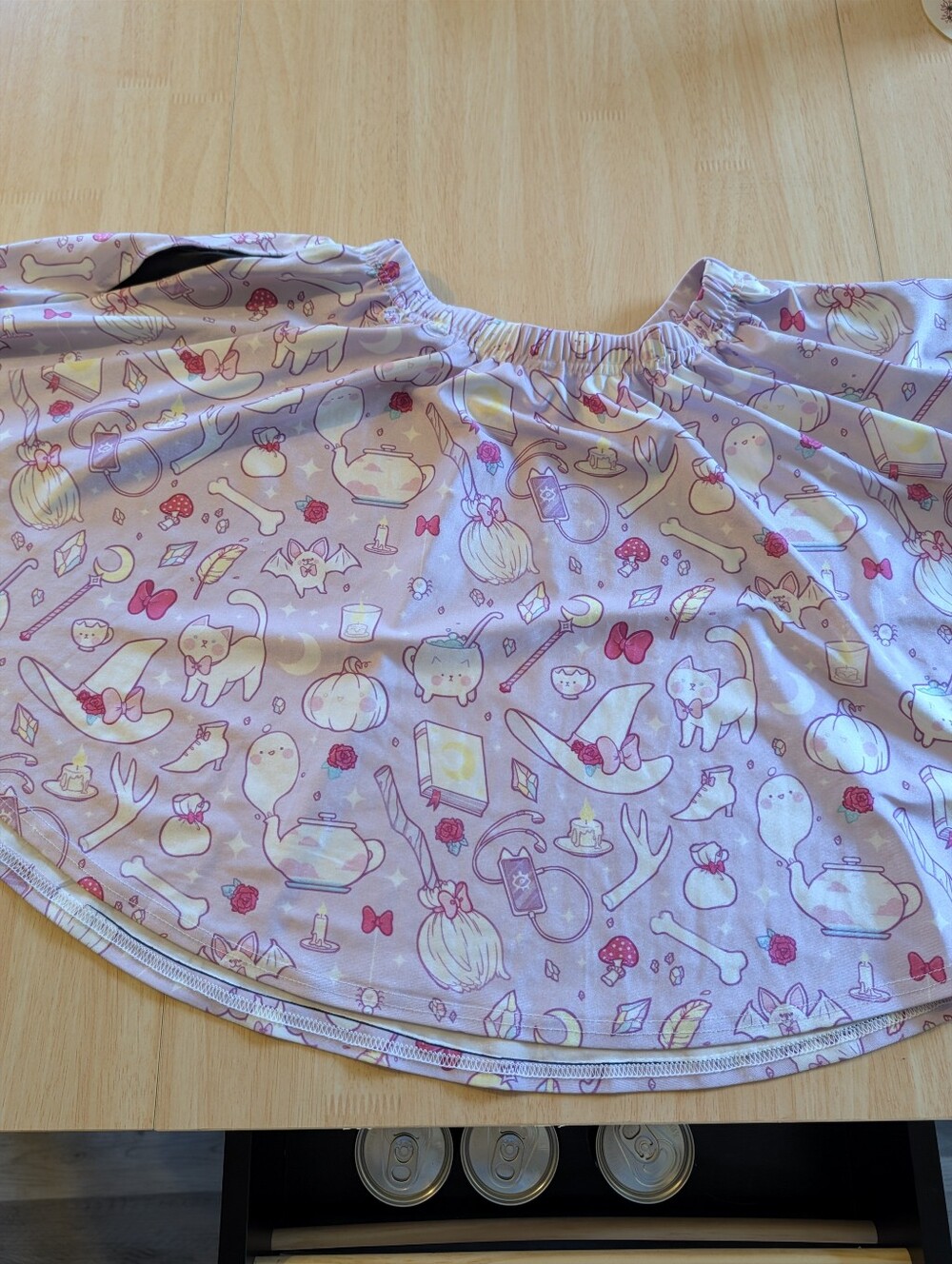 Pastel Witchy Skater Skirt